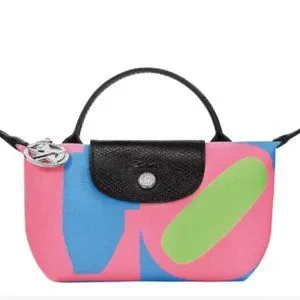 数量限定*LONGCHAMP×ROBERT INDIANA♡手提げ バッグ XS LONGCHAMP PARIS LONGCHAMP X ROBERT INDIANA XS Crossbody Bag